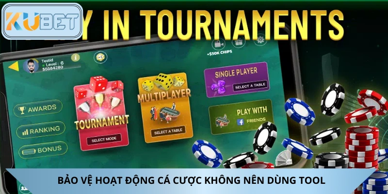 Thành viên cần chủ động bảo vệ account của mình khi tham gia cá cược